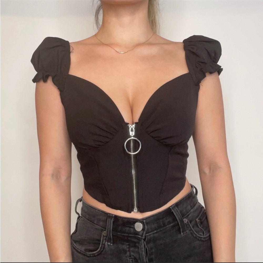 White fox boutique top